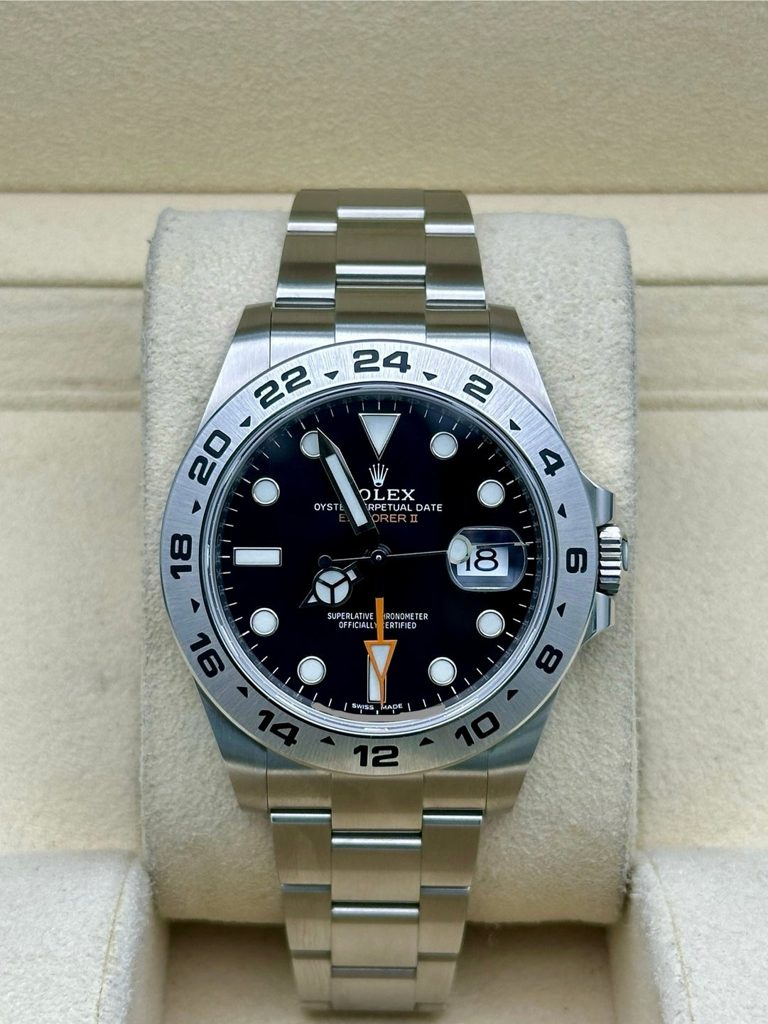 Rolex Explorer II 216570, 2018, black dial