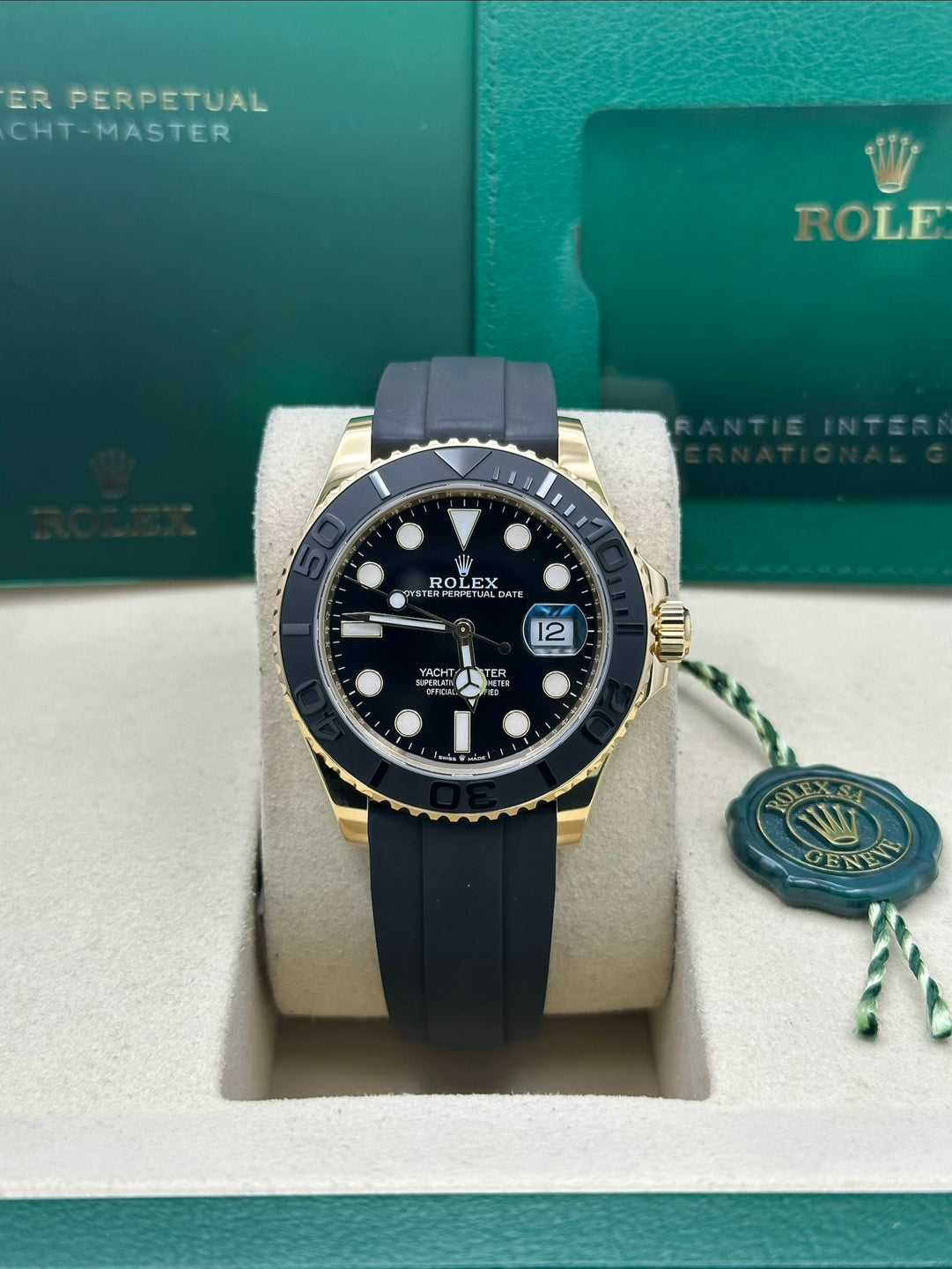 Rolex Yacht-Master 226658, 2023, black dial, Oysterflex bracelet