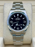 Rolex Explorer 124270 with 36mm Oystersteel case