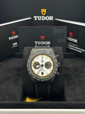 Tudor Black Bay 79377KN, 2026, white dial, NATO strap