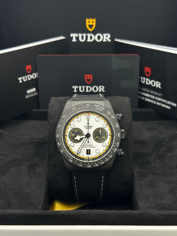 Tudor Black Bay 79377KN, 2026, white dial, NATO strap