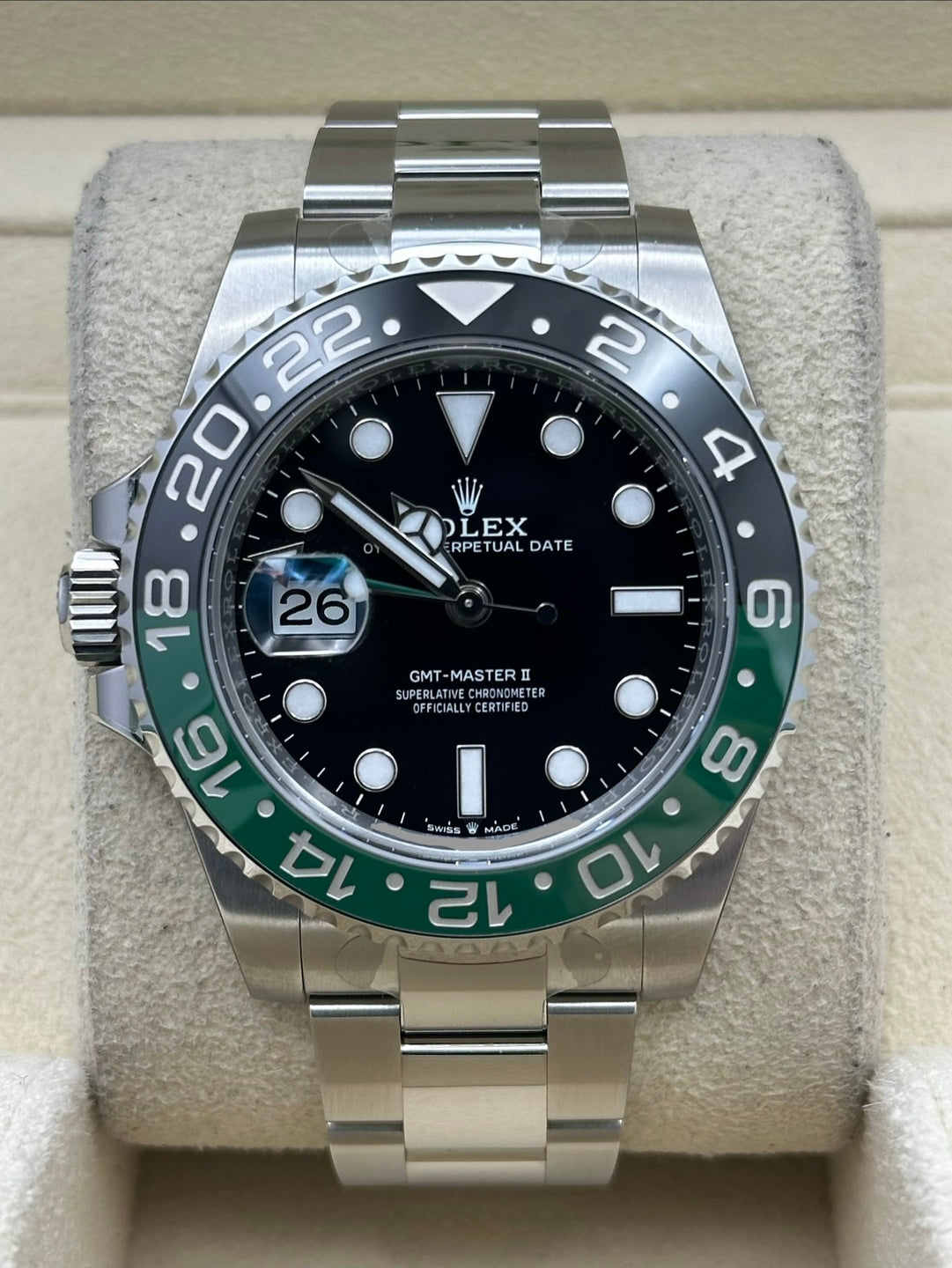 Rolex GMT-Master II Sprite 126720VTNR, 2024, black dial, Oyster bracelet