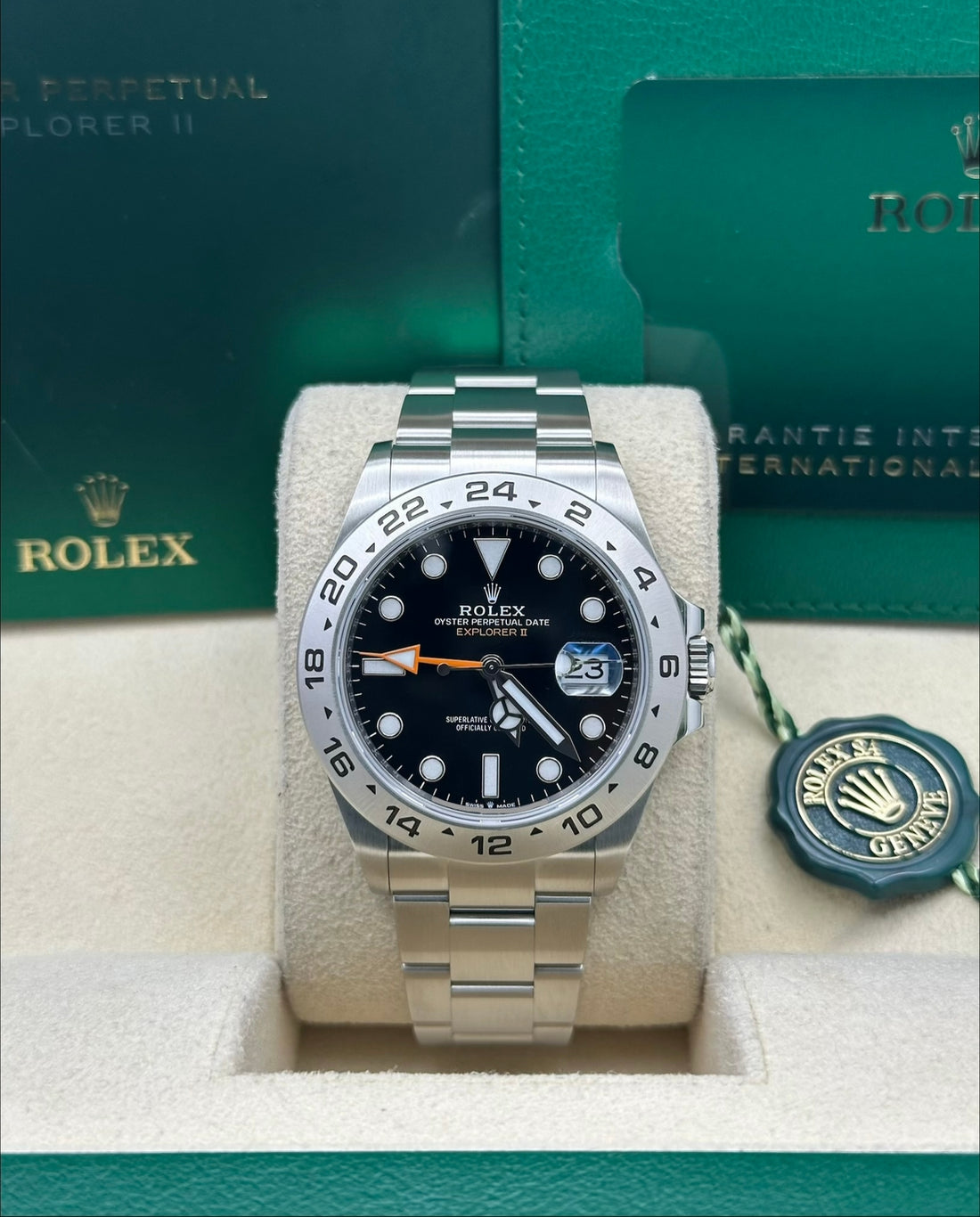 Rolex Explorer 226570, 2023, black dial, Oyster bracelet