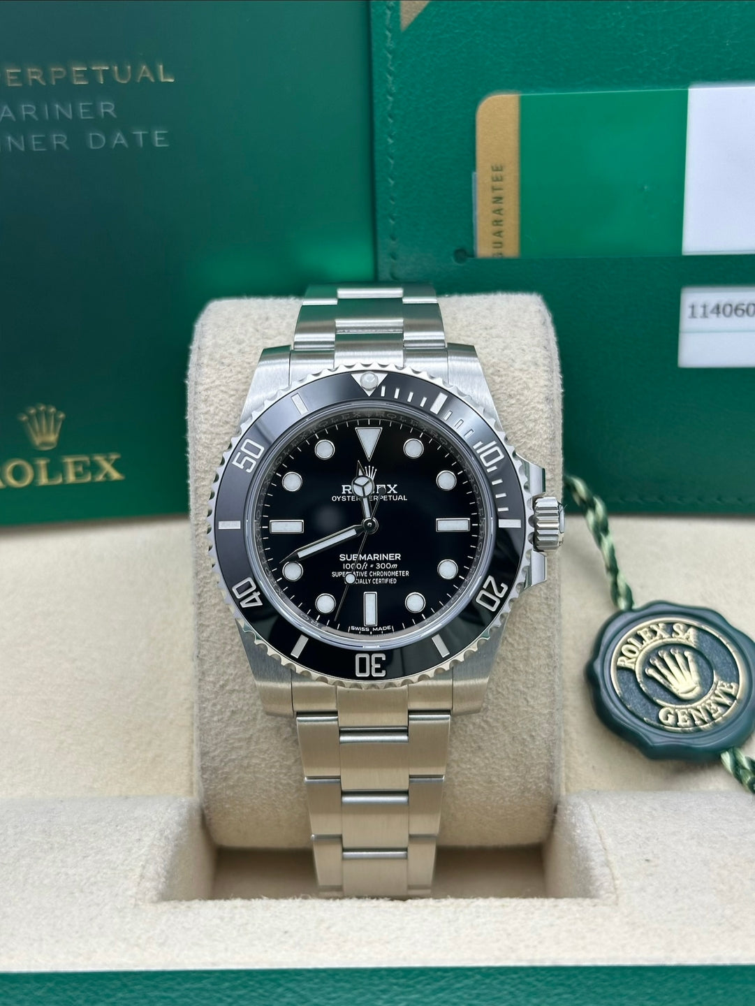 Rolex Submariner 114060, 2019, black dial, Oyster bracelet