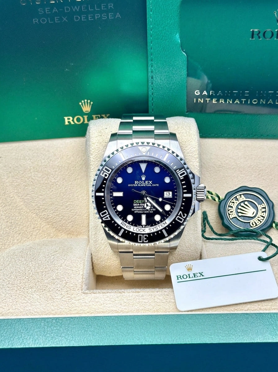 Rolex Sea-Dweller 136660, 2025, blue dial, Oyster bracelet
