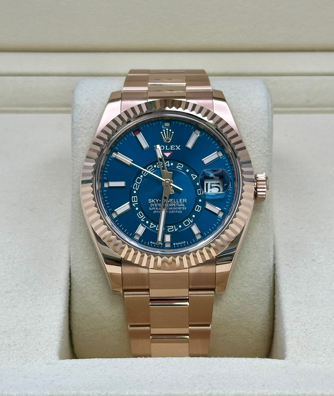 Rolex Sky-Dweller 336935, 2026, blue dial, Oyster bracelet