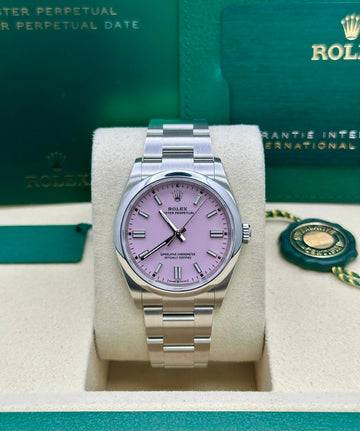 Rolex Oyster Perpetual Candy Pink Dial Oyster Bracelet 126000