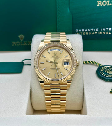 Rolex Day-Date Champagne Dial Presidential Bracelet 228238