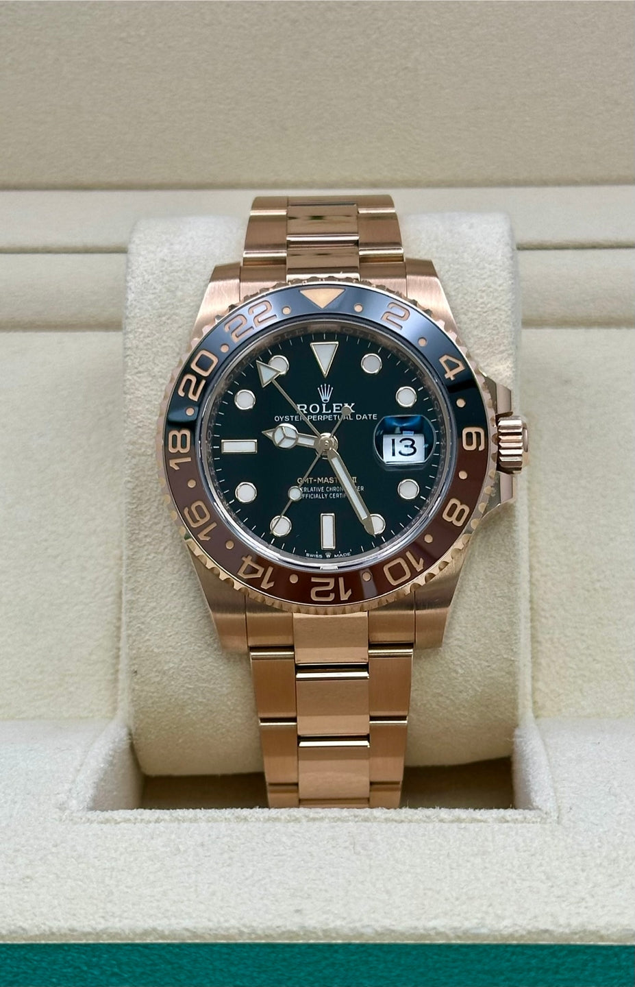 Rolex GMT-Master II 126715CHNR, 2019, black dial, Oyster bracelet