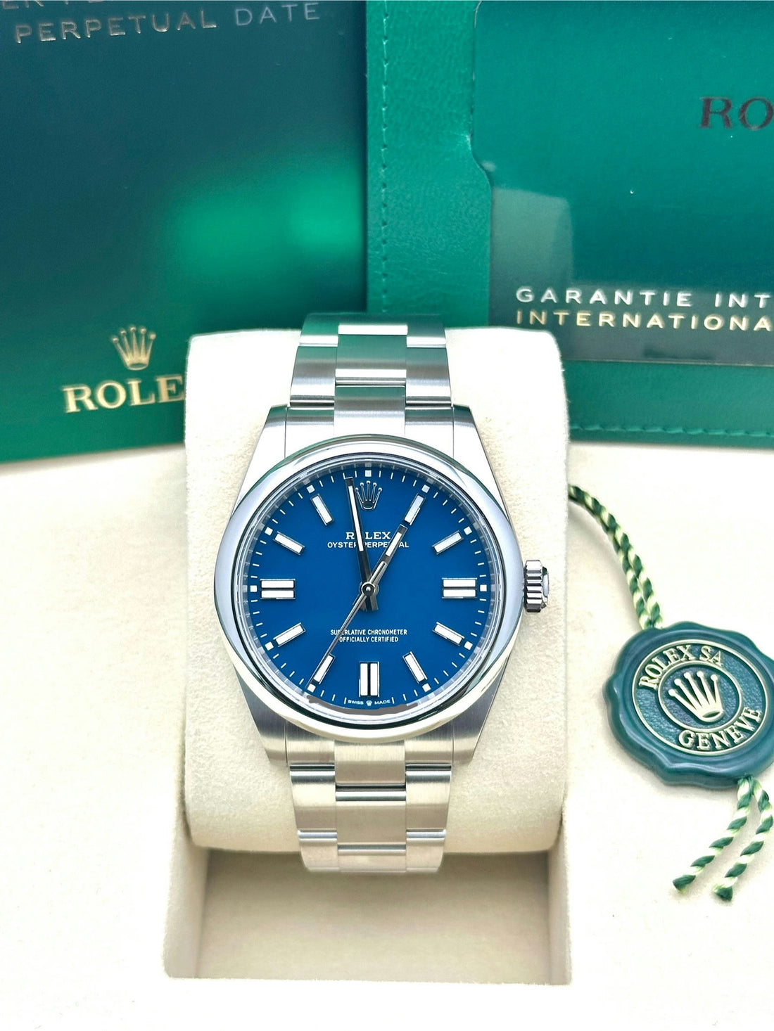 Rolex Oyster Perpetual 41 Blue Dial Oyster Bracelet - 134300 - 2025