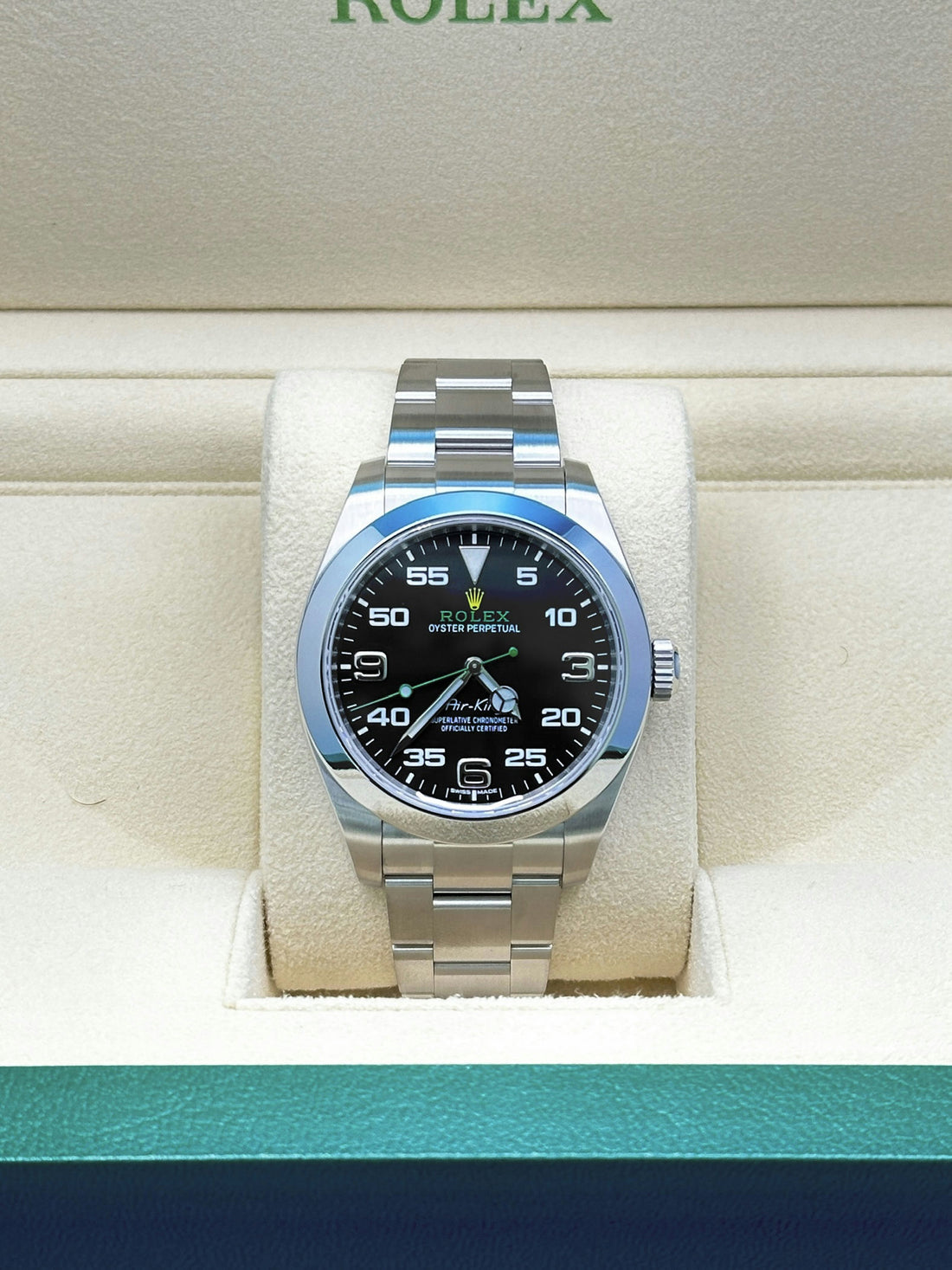 Rolex Air-King 116900, 2020, black dial, Oyster bracelet
