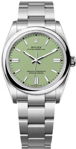 Rolex Oyster Perpetual 36 Pistachio Green Dial Oyster Bracelet - 126000 - 2026