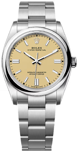 Rolex Oyster Perpetual 36 Beige Dial Oyster Bracelet - 126000 - 2026