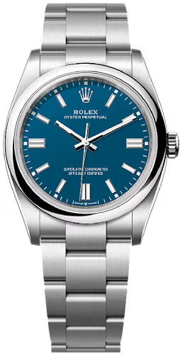 Rolex Oyster Perpetual 36 Med Blue Dial Oyster Bracelet - 126000 - 2025