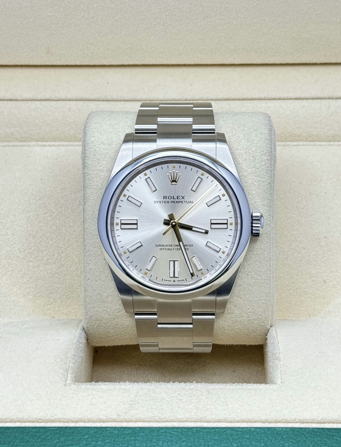 Rolex Oyster Perpetual 41 134300, 2025, silver dial, Oyster bracelet