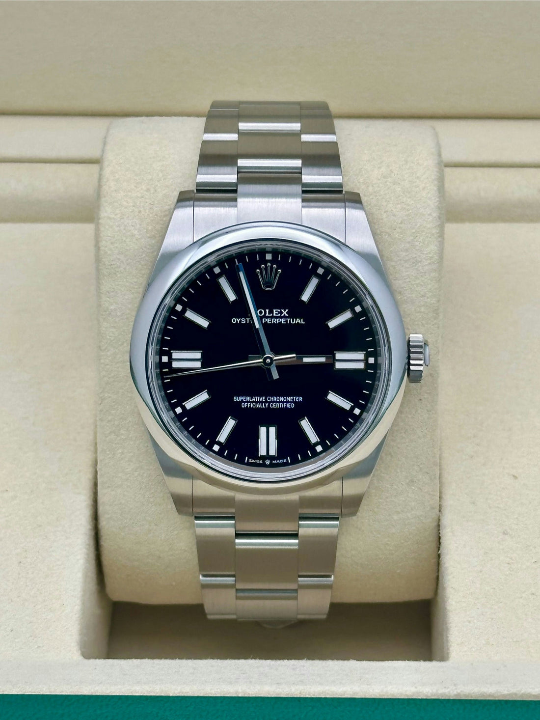 Rolex Oyster Perpetual 41 134300, 2025, black dial, Oyster bracelet