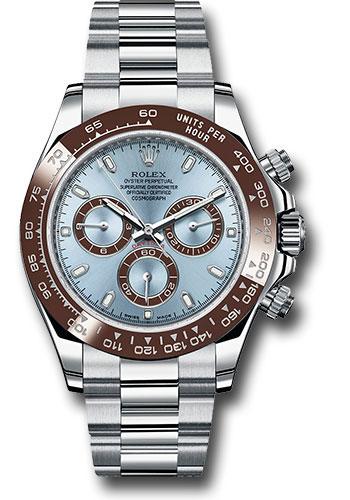 Rolex 950 Platinum Cosmograph Daytona 40 Watch - Ice Blue Index Dial - 116506 ib